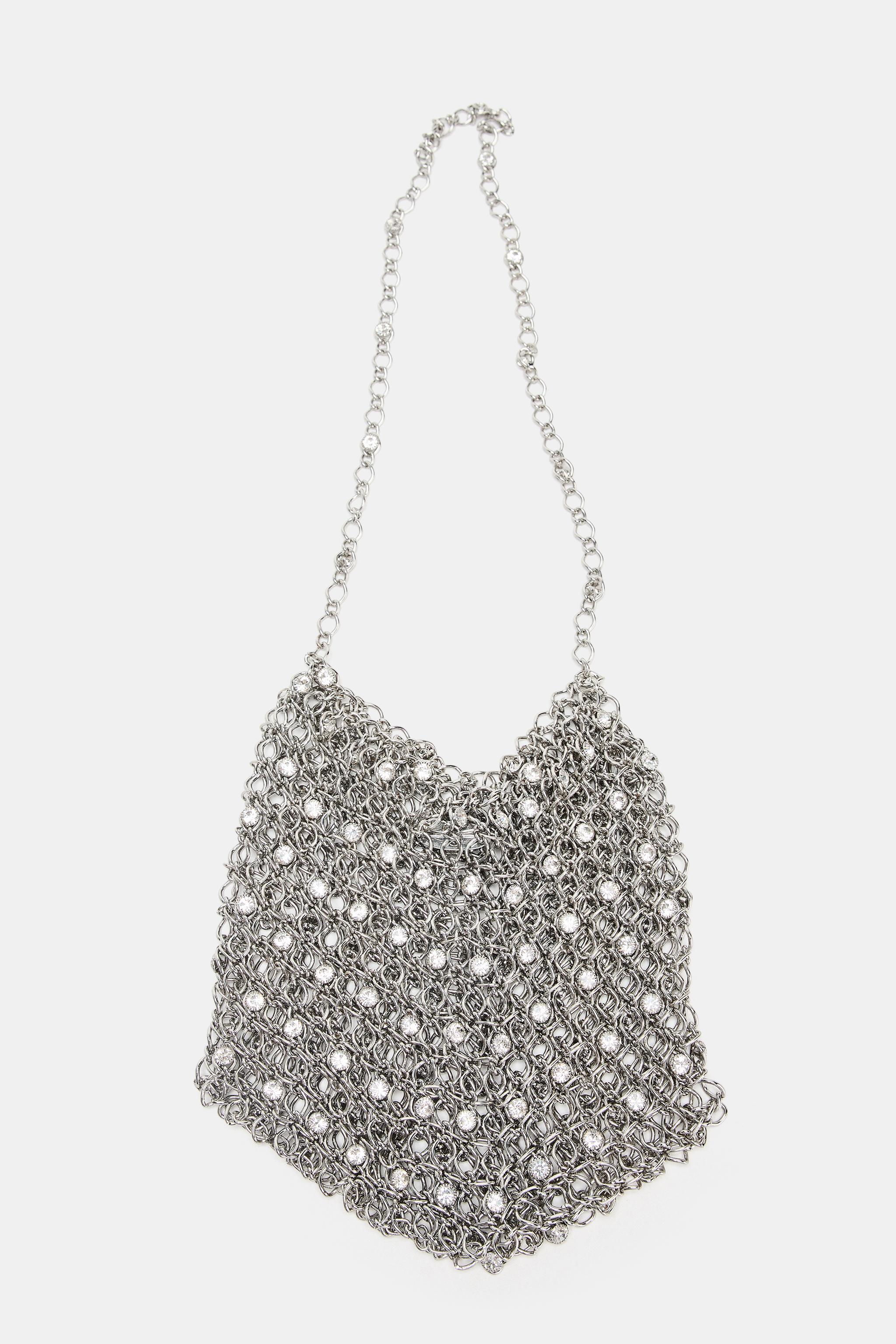 BEADED MINI BUCKET BAG